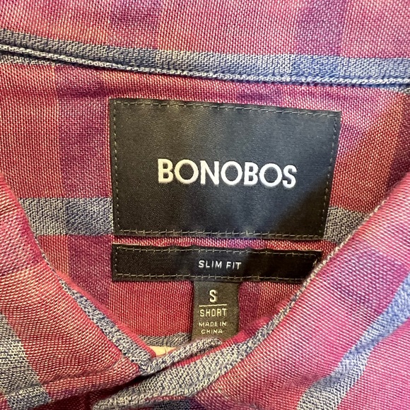 Bonobos double pocket slim fit sz. S button down - Picture 4 of 6